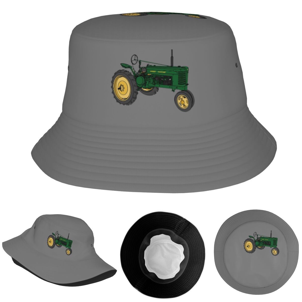 Kids Outdoor Quotes - John Deere Styled Tractor And Quot