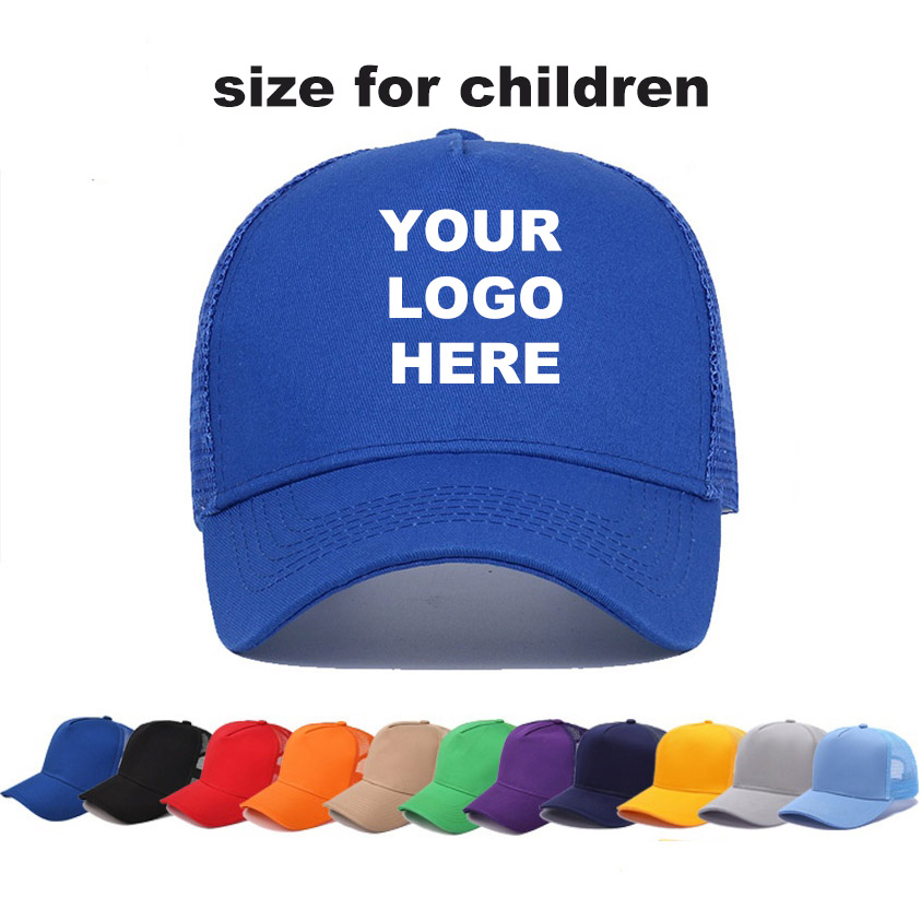 Kids Outdoor Hat - Children Cotton Trucker Hat For girls