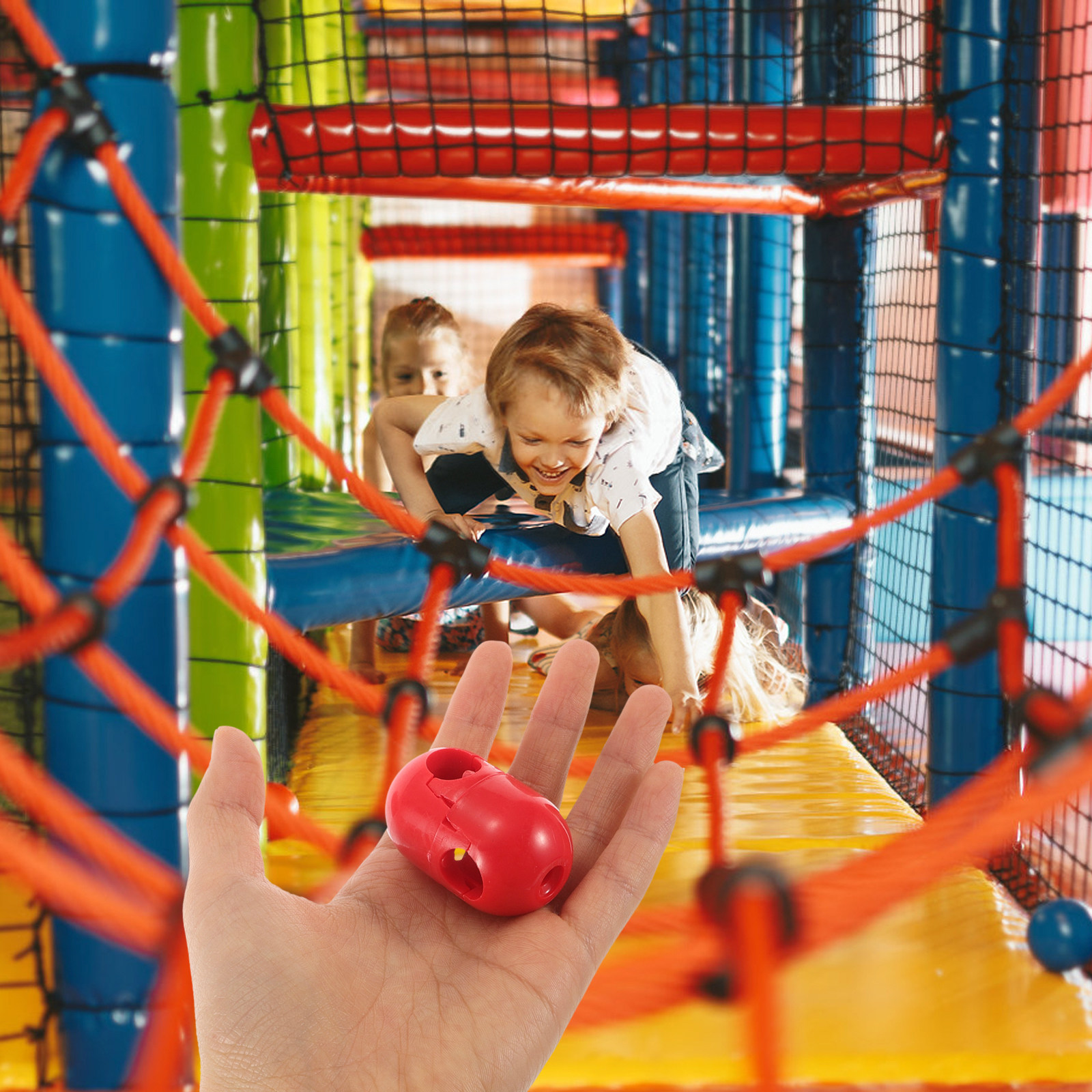 Kids Outdoor Treehouse - 10Pcs Plastic Rope Buckles for Kids