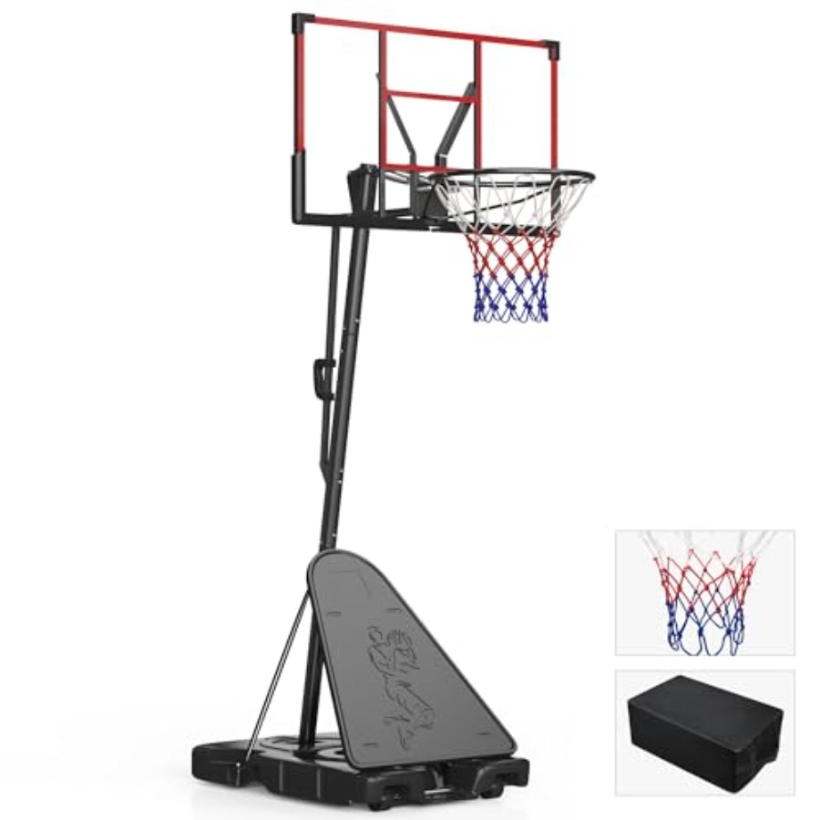 Kids Outdoor Basketball - Outdoor/indoor adjustable basketball hoop for kids