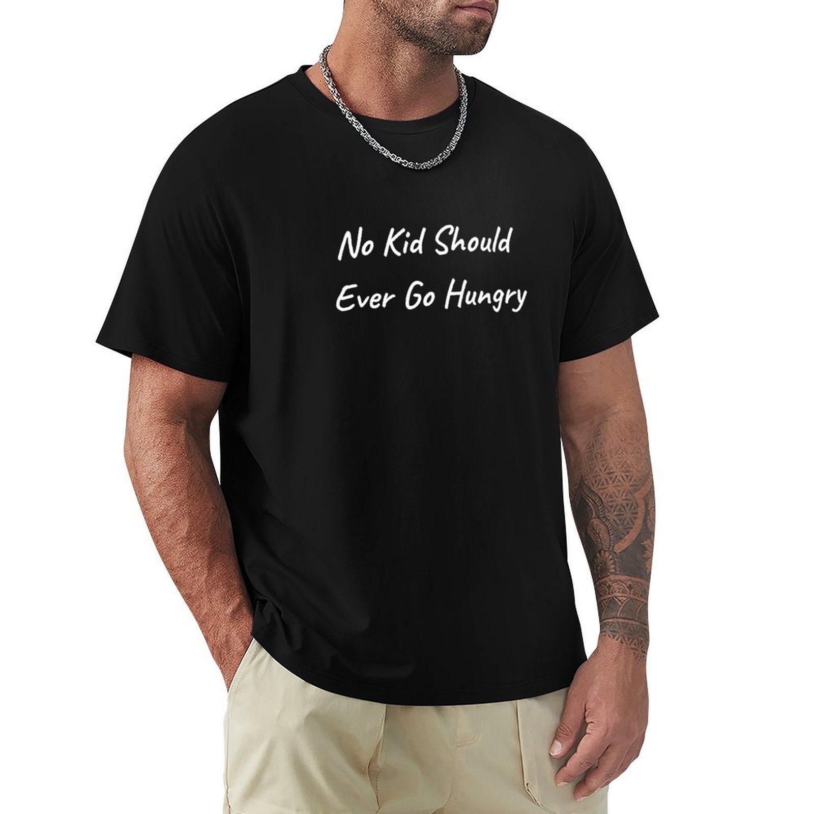 Kids Outdoor Quotes - No hungry kid beautiful quote in