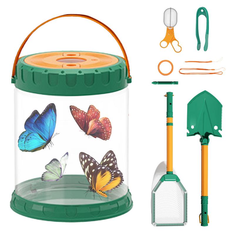Kids Outdoor Adventure Kit - Kids Explorer Kit Retractable Critter Catcher