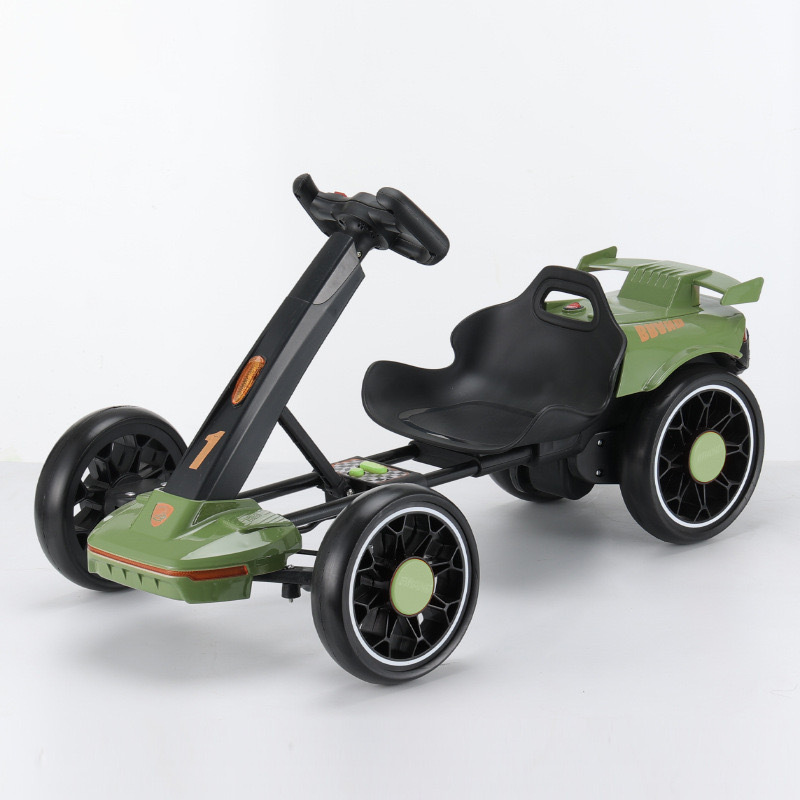 Go Kart Pedal Kids - New Electric Racing Go Kart Foldable
