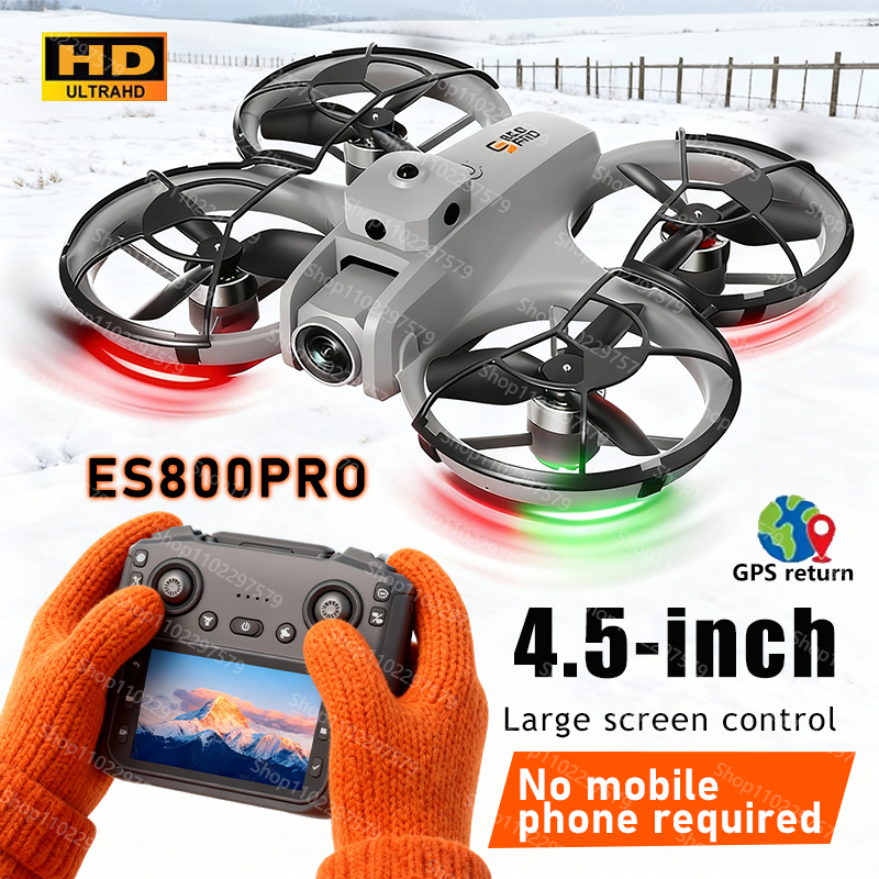 Kids Outdoor Treehouse - New ES800PRO Drone 4K HD Aerial