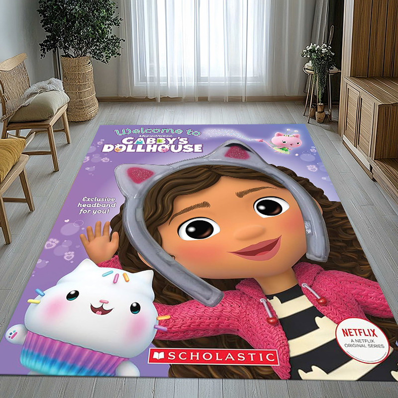 Kids Outdoor Doll House - Cute Gabby Dollhouse Cartoon Girl Living