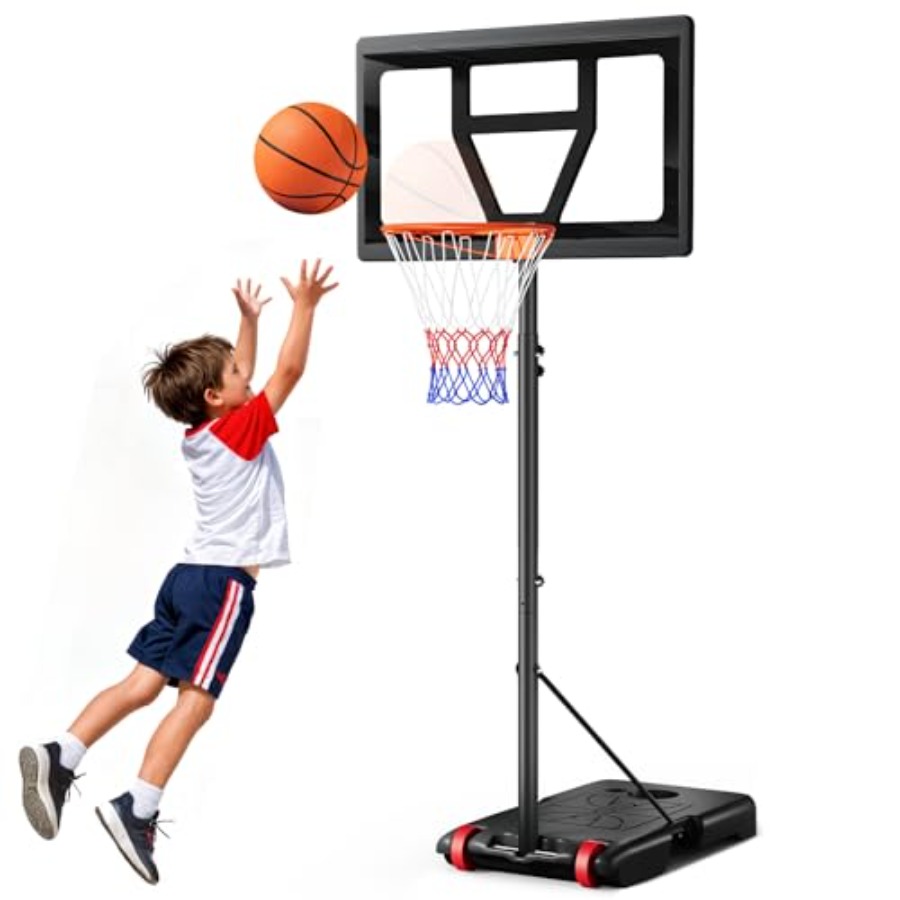 Kids Outdoor Basketball - Outdoor kids basketball hoop, height adjustable