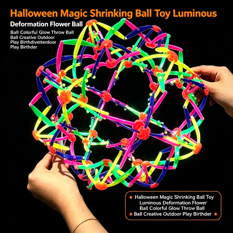 Kids Outdoor Easter Gifts - Magic Shrinking Luminous Ball Toy Halloween