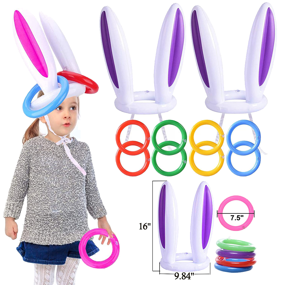 Inflatable Rabbit Ear Throwing - đánh giá và giá Kids Outdoor Easter Gifts