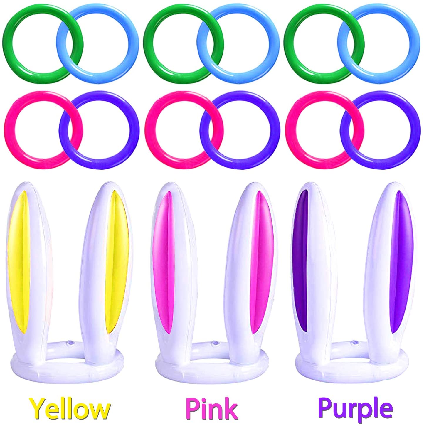 Inflatable Rabbit Ear Throwing - đánh giá và giá Kids Outdoor Easter Gifts