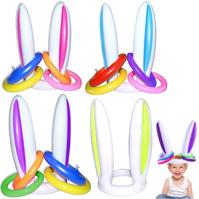 Inflatable Rabbit Ear Throwing - đánh giá và giá Kids Outdoor Easter Gifts