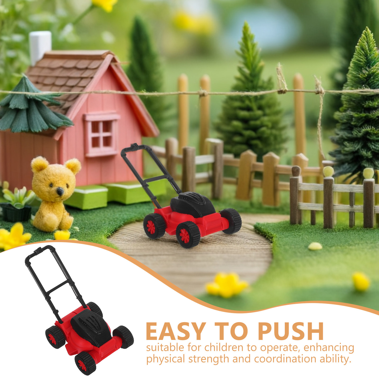 Miniature Lawn Mower Realistic - đánh giá và giá Kids Outdoor Lawn Mower