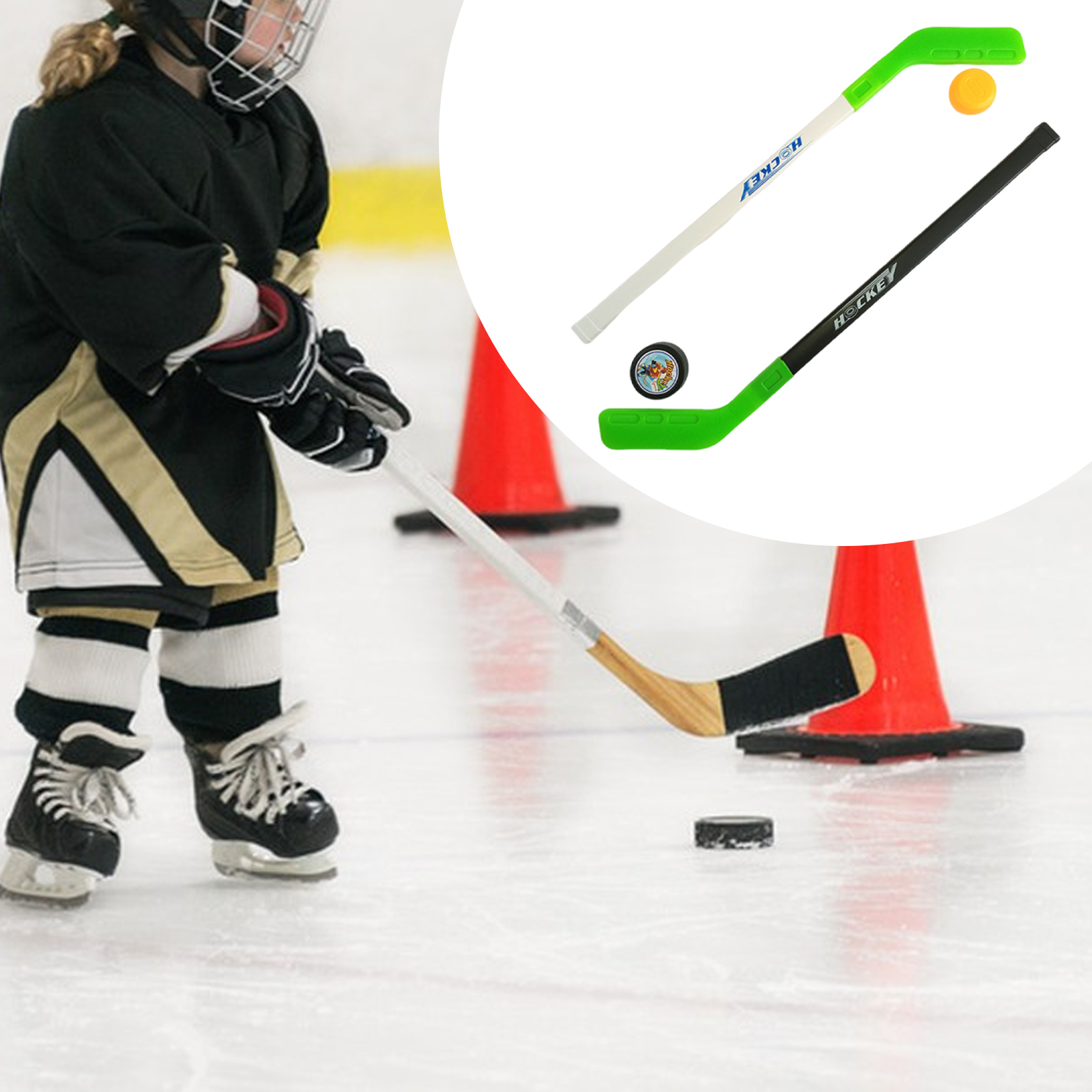 Kids Hockey Sticks and Ball Se - đánh giá và giá Kids Outdoor Hockey Set