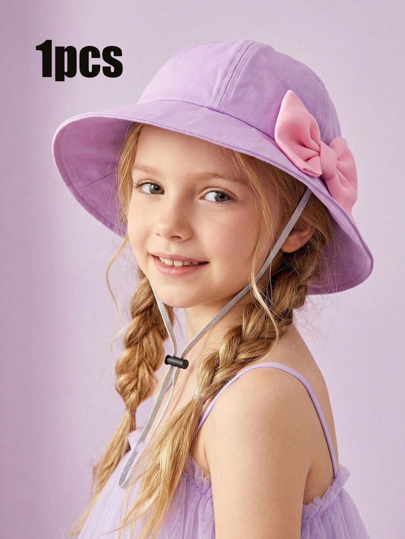 1Pcs Girl 3-8Y Trendy Pink Big - đánh giá và giá Kids Outdoor Hat