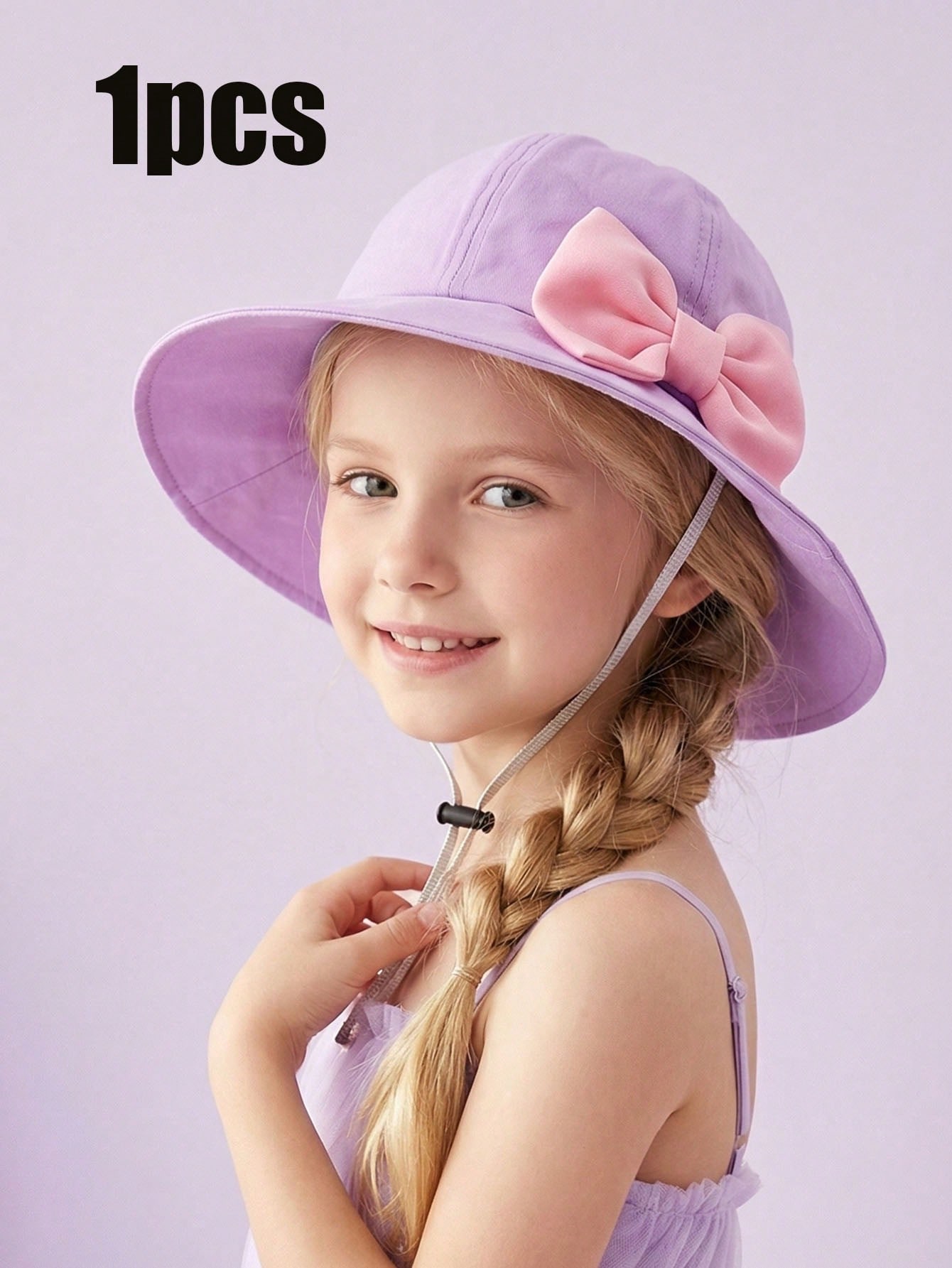 1Pcs Girl 3-8Y Trendy Pink Big - đánh giá và giá Kids Outdoor Hat