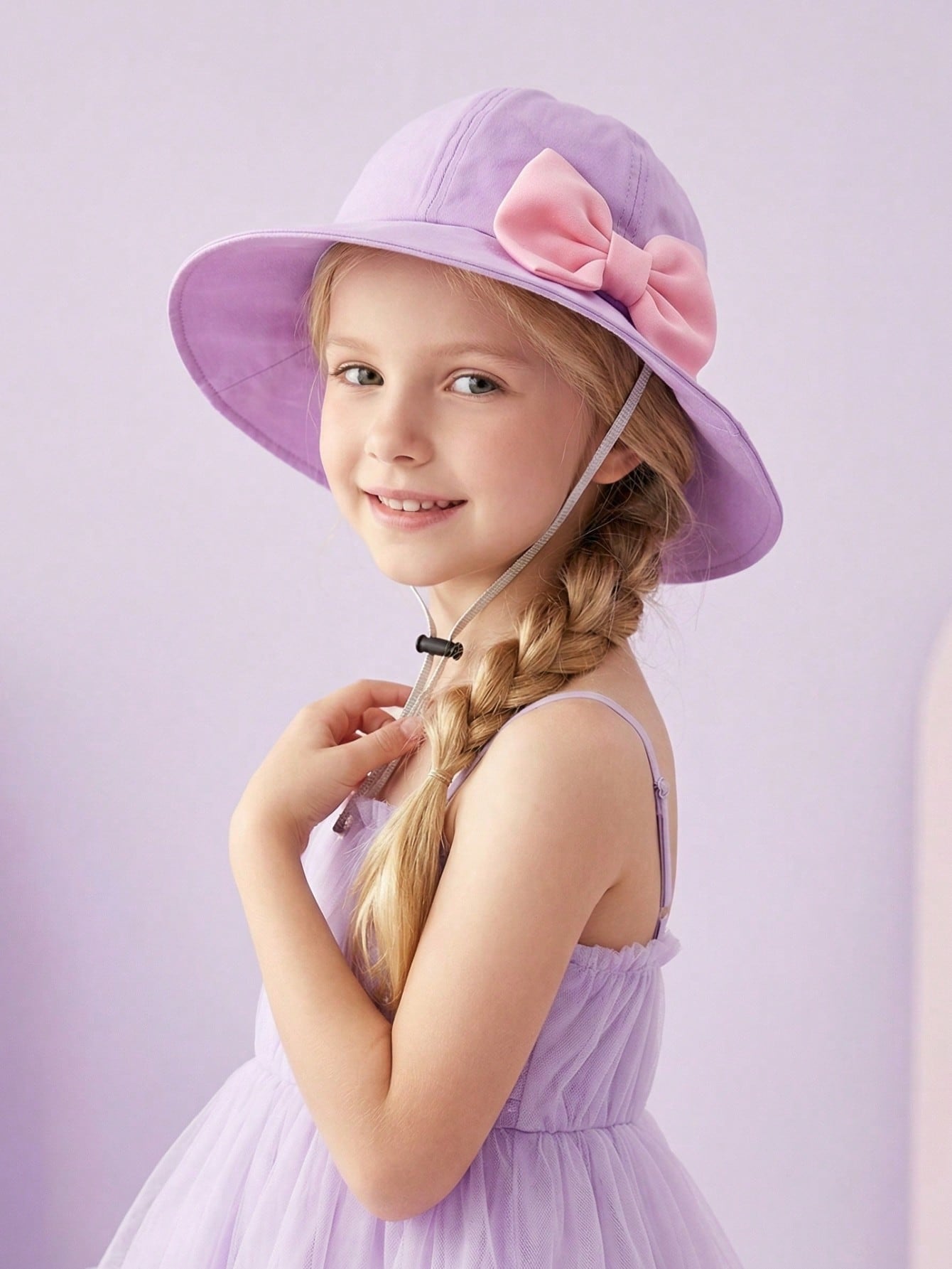 1Pcs Girl 3-8Y Trendy Pink Big - đánh giá và giá Kids Outdoor Hat