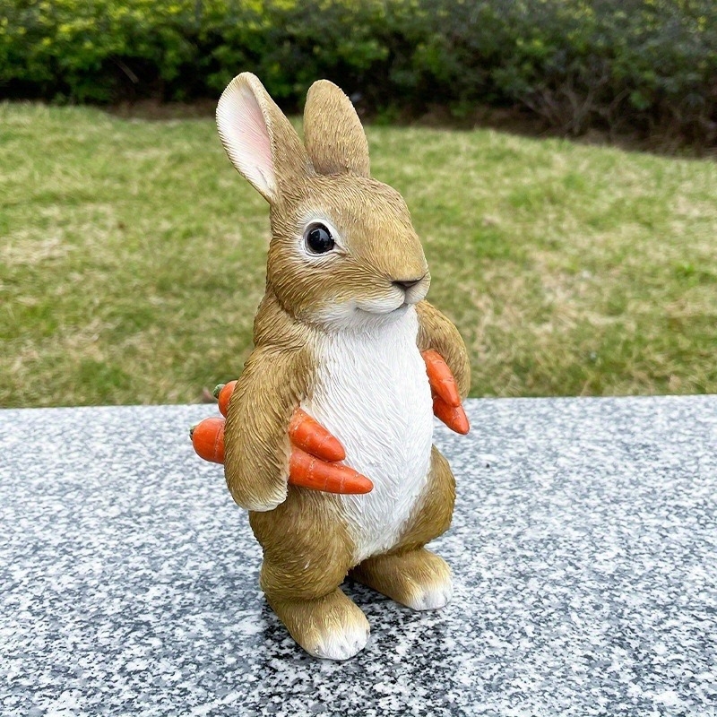 Resin Rabbit Garden Sculpture  - đánh giá và giá Kids Outdoor Easter Gifts