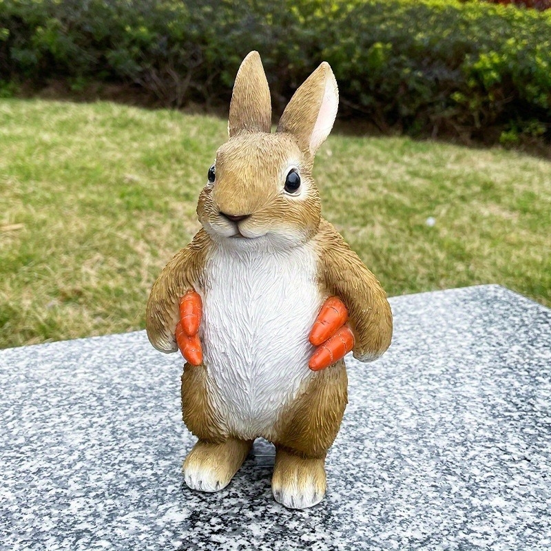 Resin Rabbit Garden Sculpture  - đánh giá và giá Kids Outdoor Easter Gifts