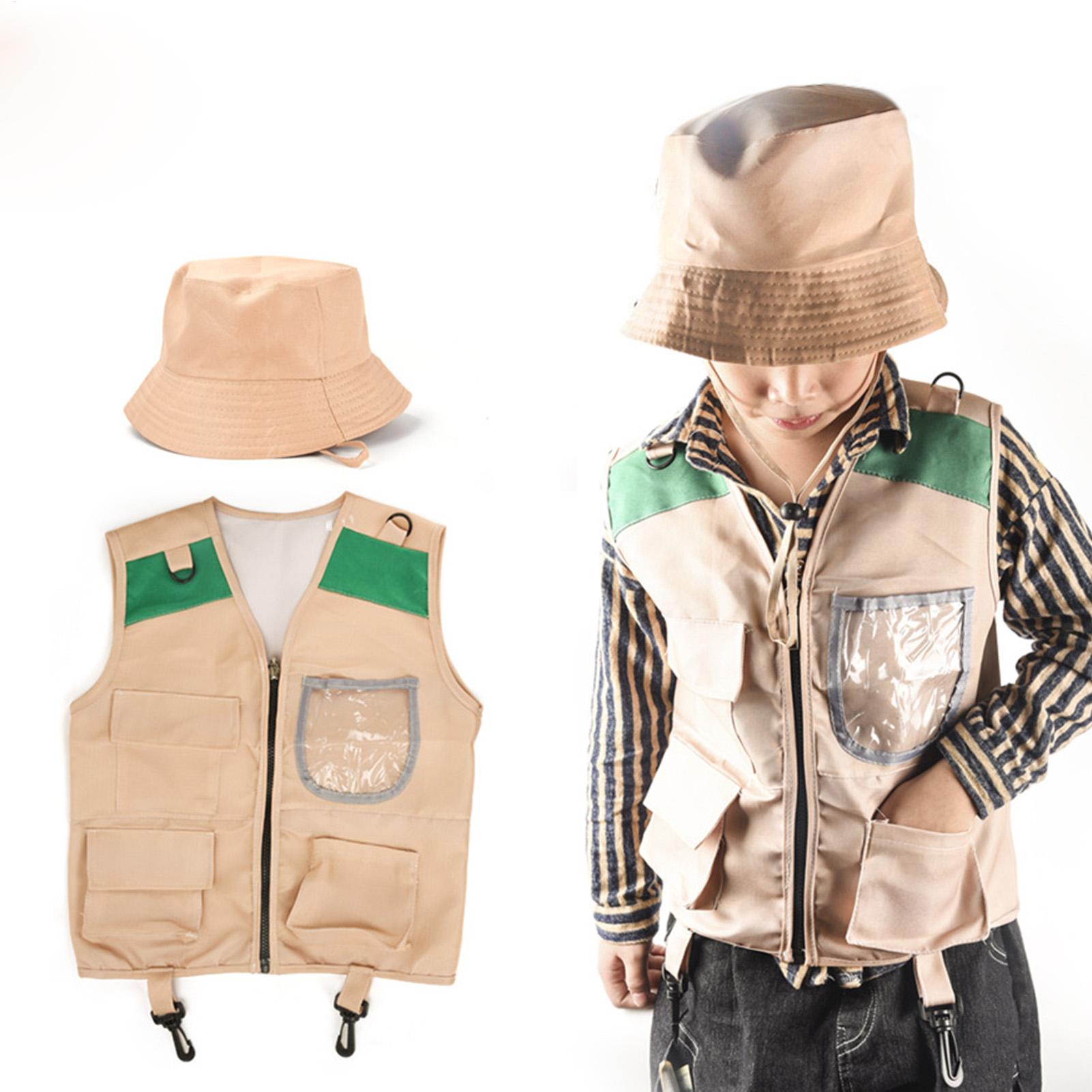 Kids Explorer hat and vest Cos - đánh giá và giá Kids Outdoor Adventure Kit