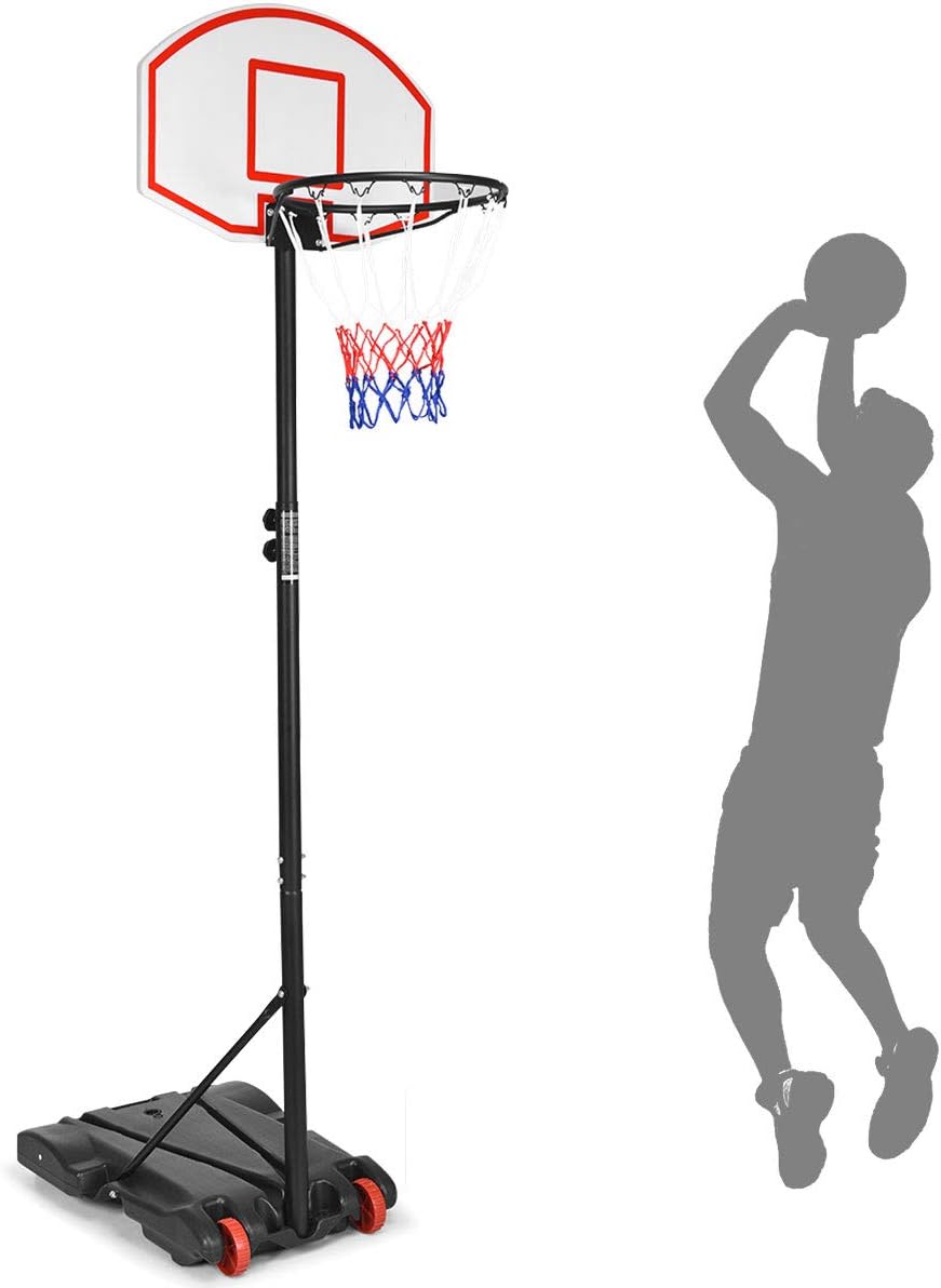Portable Basketball Hoop with  - đánh giá và giá Kids Outdoor Basketball