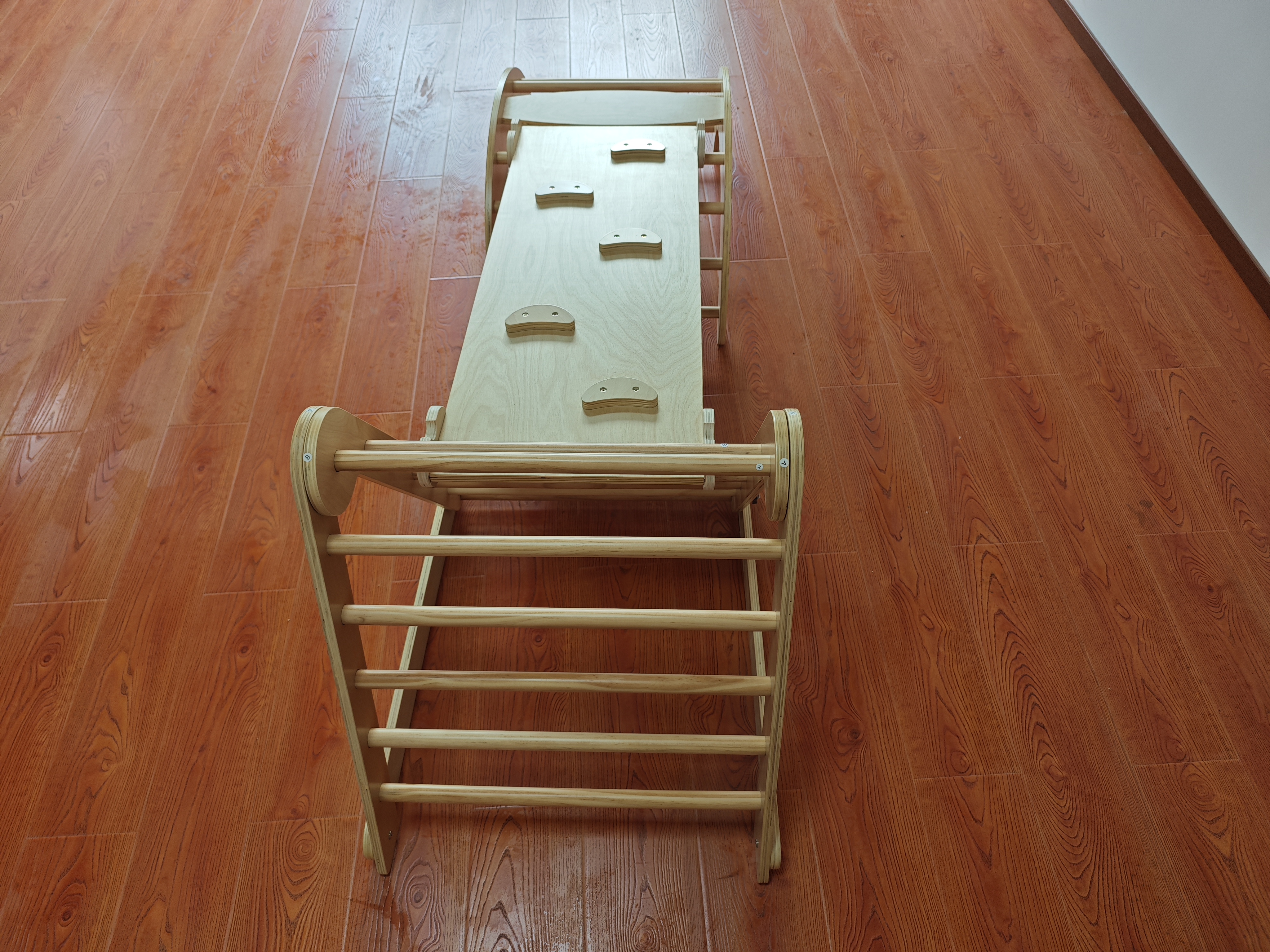 Hot Selling 3-in-1 Montessori  - đánh giá và giá Kids Outdoor Wooden Climbing Frame