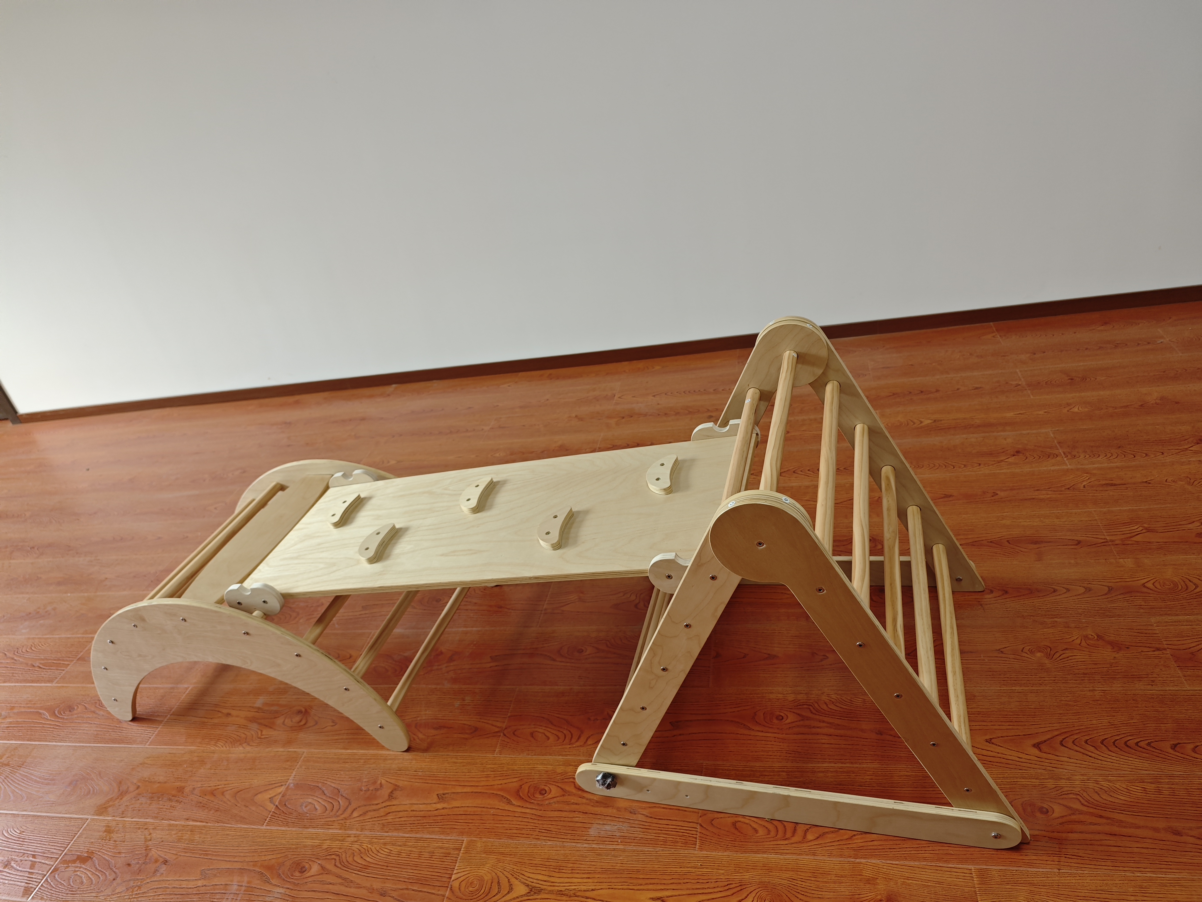 Hot Selling 3-in-1 Montessori  - đánh giá và giá Kids Outdoor Wooden Climbing Frame
