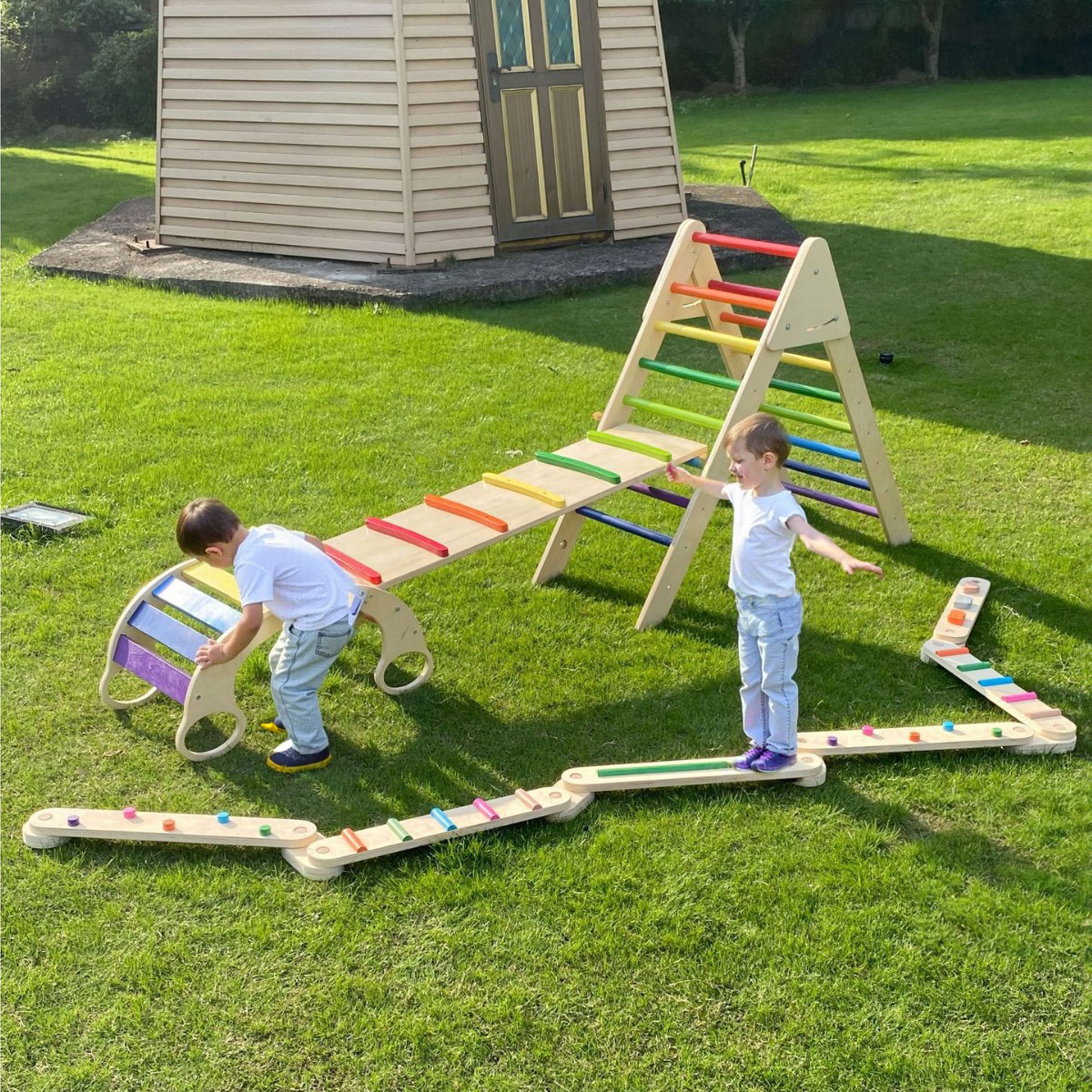 Customizable Eco-Friendly Beec - đánh giá và giá Kids Outdoor Wooden Climbing Frame