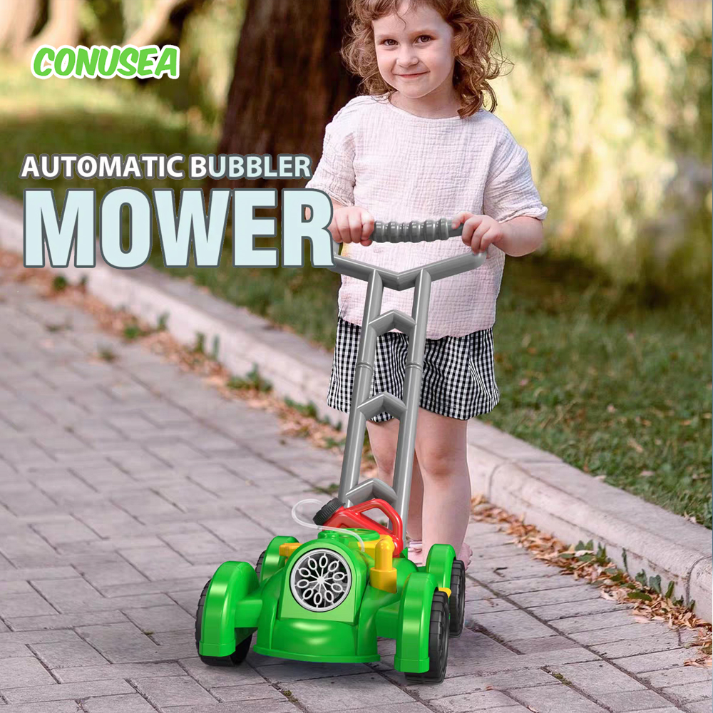 Trolley Bubble Machine Gun Car - đánh giá và giá Kids Outdoor Lawn Mower