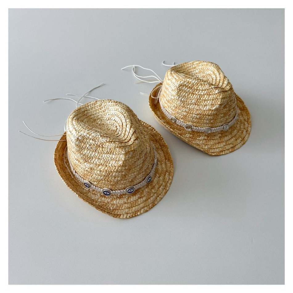 Kids Natural Straw Fedora Hat  - đánh giá và giá Kids Outdoor Hat