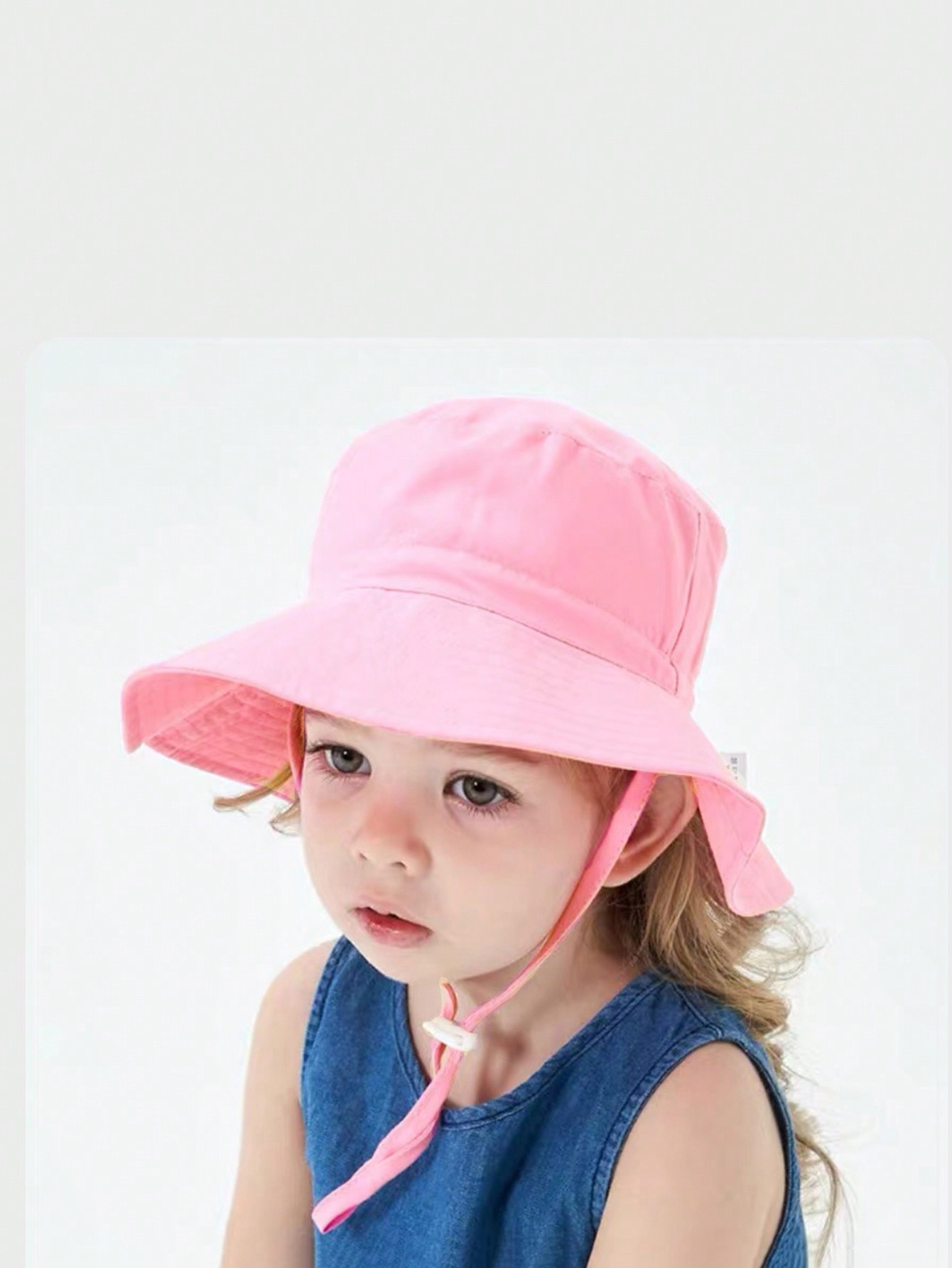 1pc Pink Flat Top Bucket Hat f - đánh giá và giá Kids Outdoor Hat