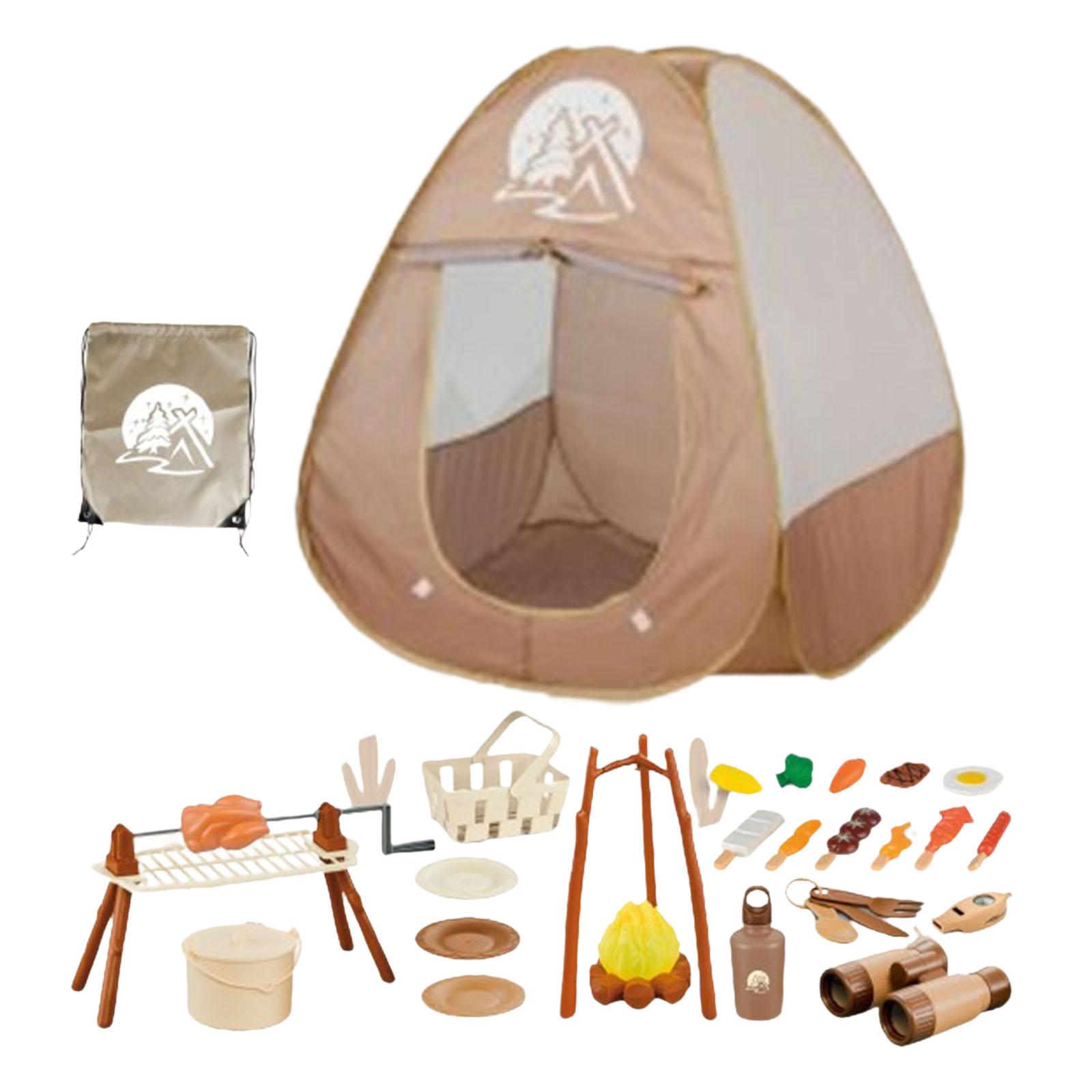 34x Kids Camping Set Pretend C - đánh giá và giá Kids Outdoor Grill Set