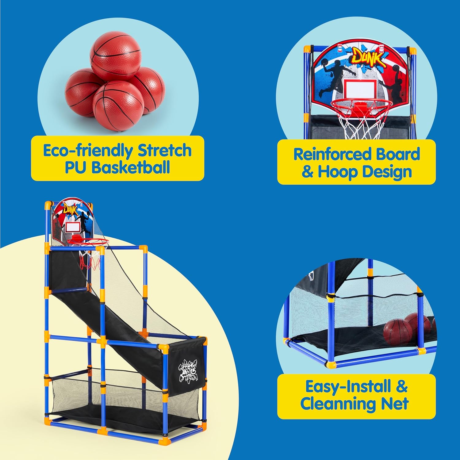 Arcade Basketball Game Set wit - đánh giá và giá Kids Outdoor Basketball