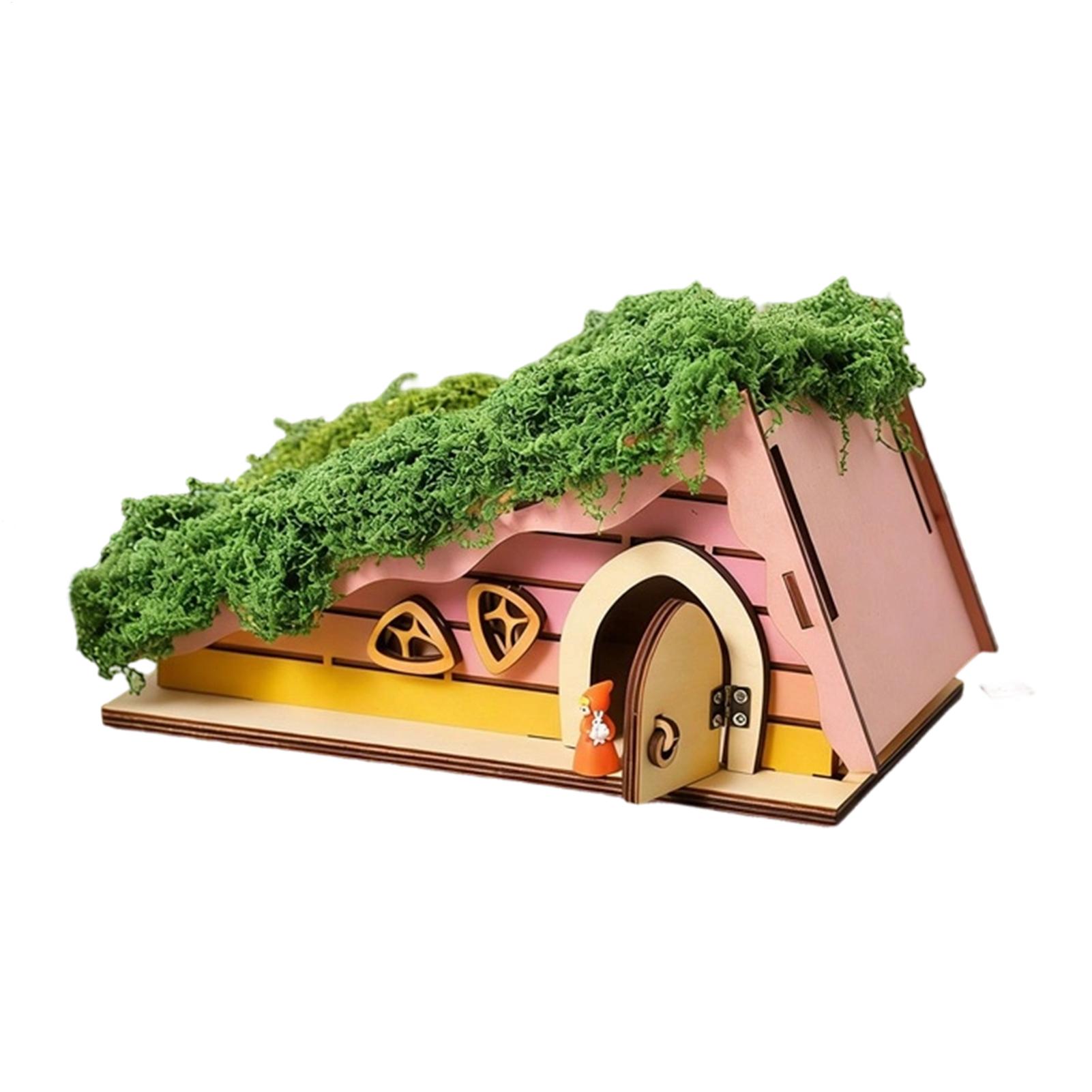 Wooden Fairy House Craft Kit T - đánh giá và giá Kids Outdoor Doll House