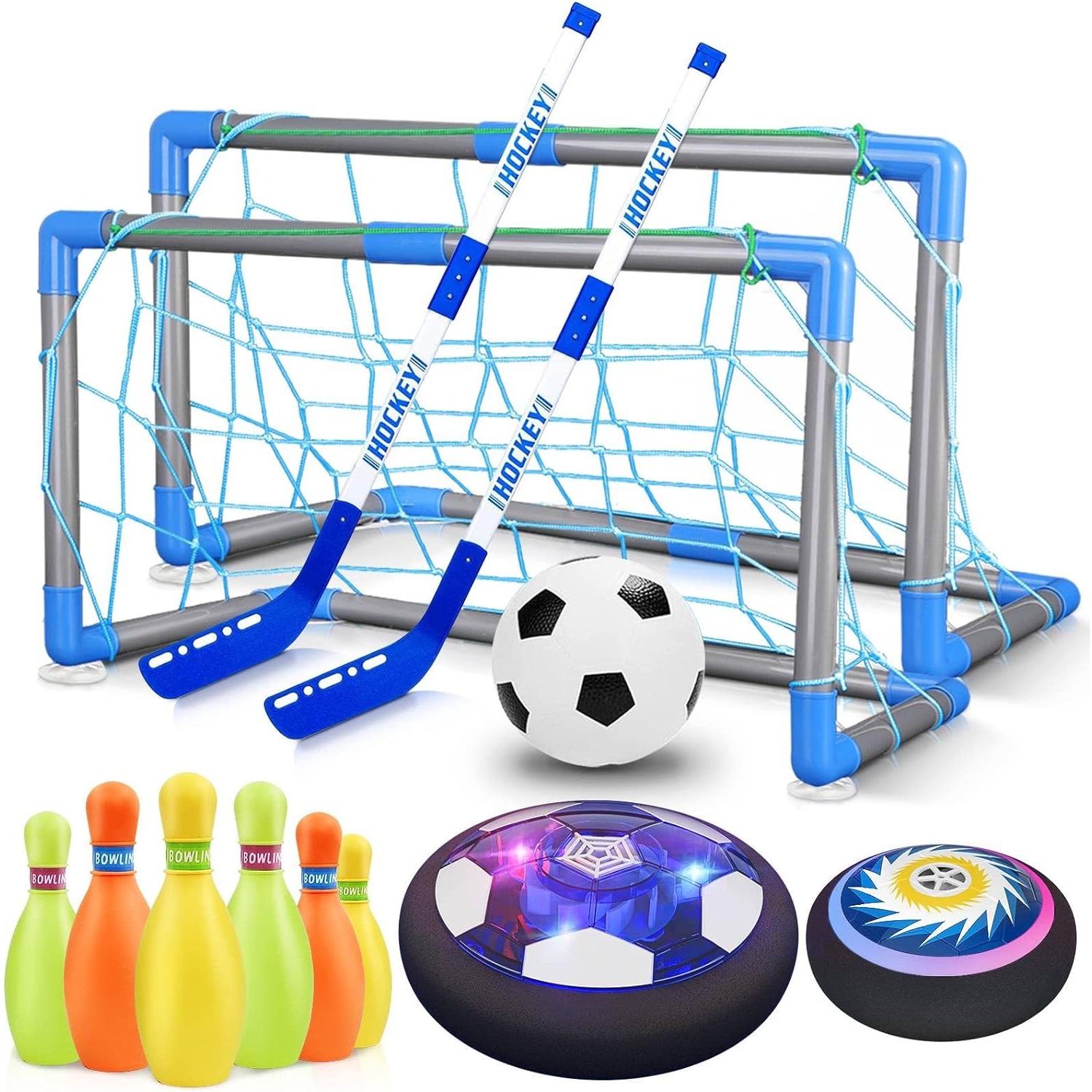 3-in-1 Hover Soccer Ball Hocke - đánh giá và giá Kids Outdoor Hockey Set