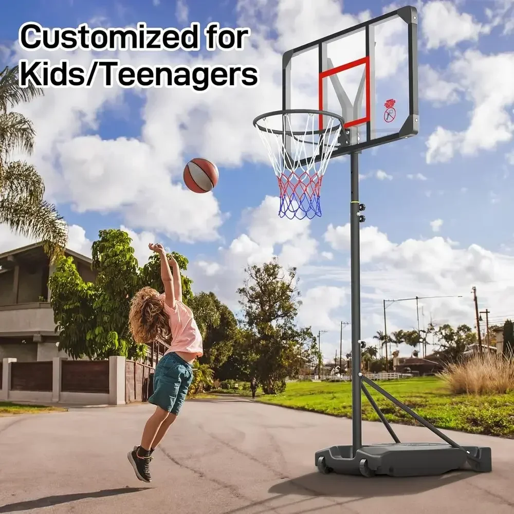 Adjustable Height Portable Bas - đánh giá và giá Kids Outdoor Basketball