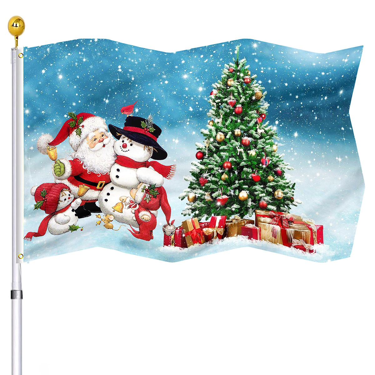 Christmas Flag Xmas Tree and S - đánh giá và giá Kids Outdoor Treehouse