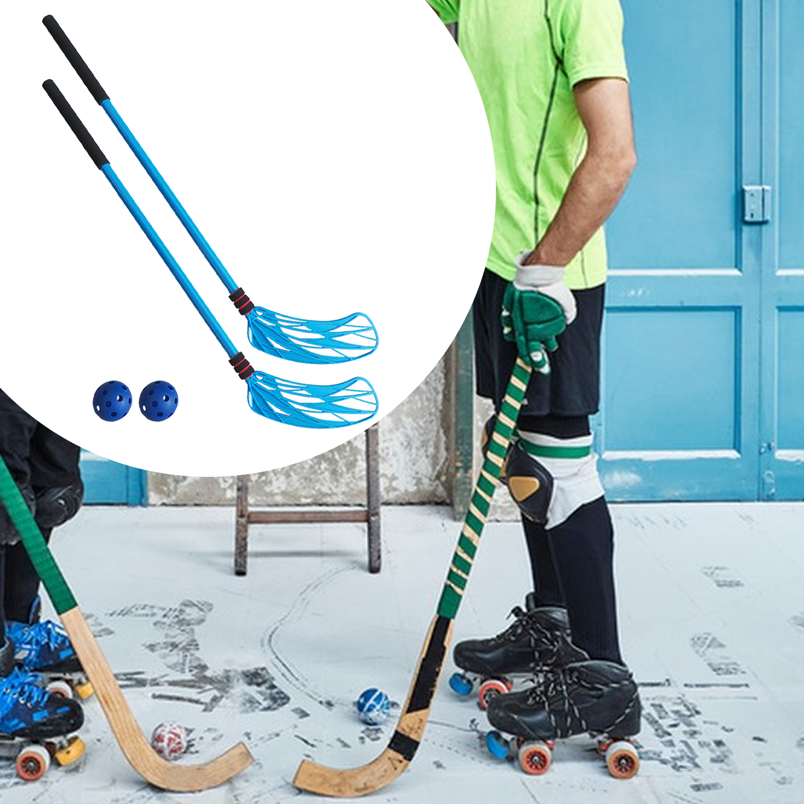 2Pcs Floor Hockey Stick Set Sp - đánh giá và giá Kids Outdoor Hockey Set