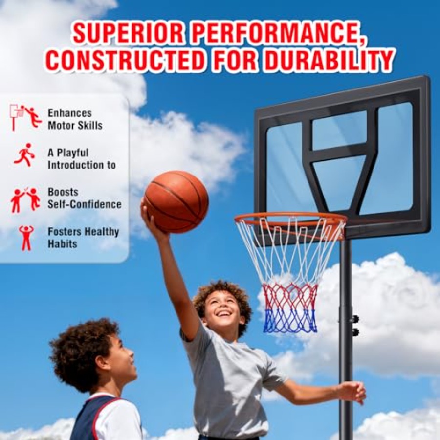 Outdoor kids basketball hoop,  - đánh giá và giá Kids Outdoor Basketball