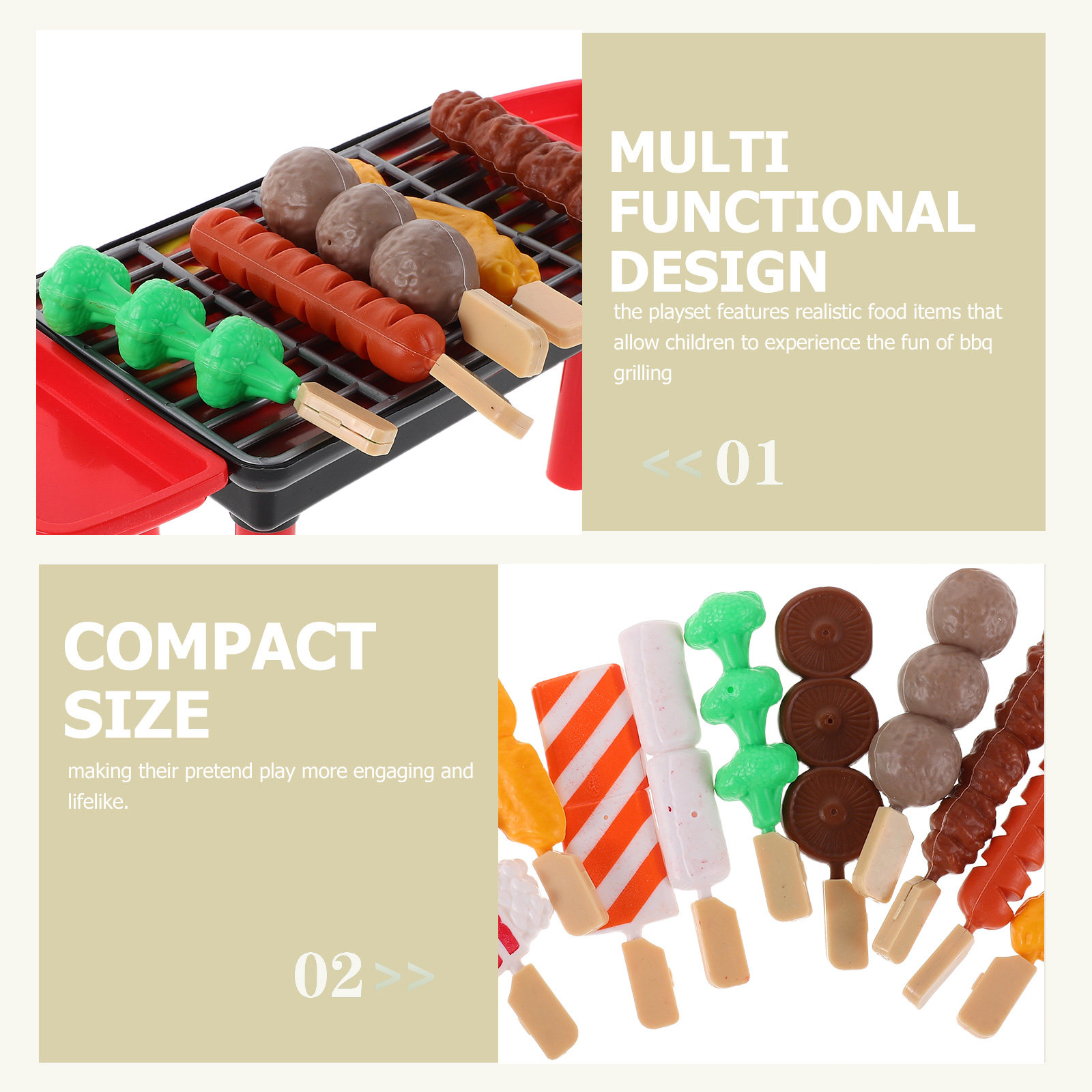 20Pcs Kids Pretend Play Bbq Gr - đánh giá và giá Kids Outdoor Grill Set
