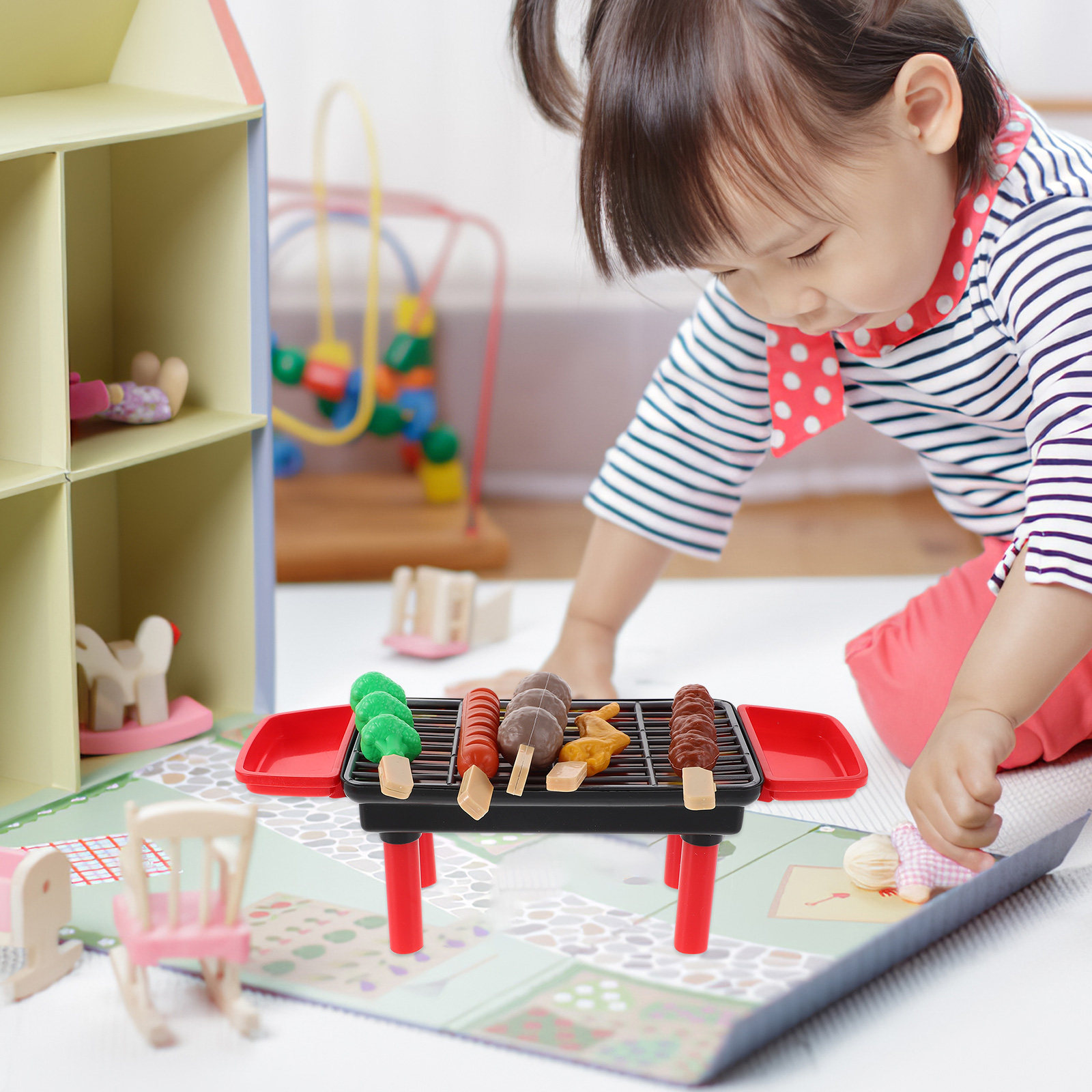 20Pcs Kids Pretend Play Bbq Gr - đánh giá và giá Kids Outdoor Grill Set