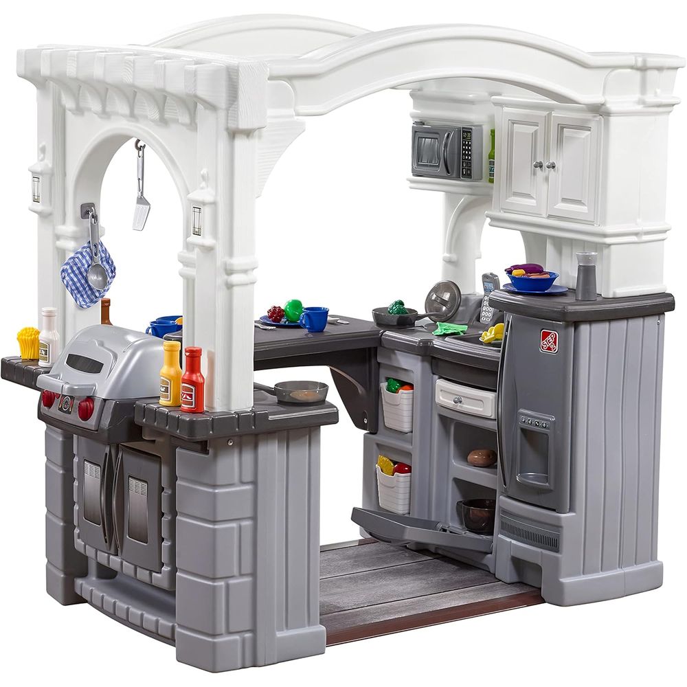 Step2 Grand Walk-in Kitchen &  - đánh giá và giá Kids Outdoor Grill Set