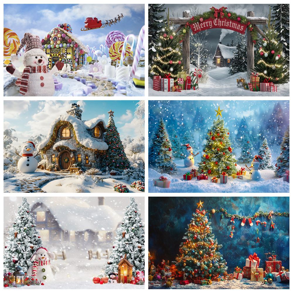 Winter Christmas Backdrop Outd - đánh giá và giá Kids Outdoor Treehouse