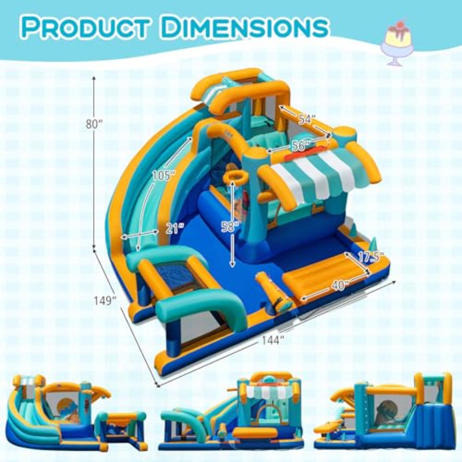 Outdoor indoor water bounce ho - đánh giá và giá Kids Outdoor Basketball