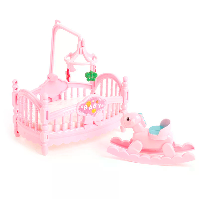 Miniature Crib Wooden Horse Se - đánh giá và giá Kids Outdoor Doll House