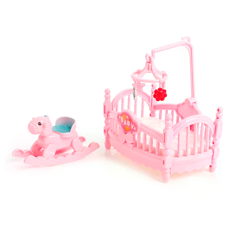 Miniature Crib Wooden Horse Se - đánh giá và giá Kids Outdoor Doll House