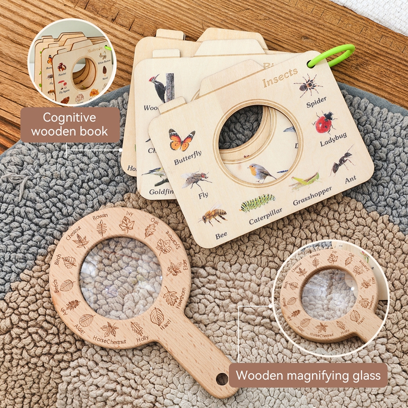 Wooden Montessori Toy Magnifyi - đánh giá và giá Kids Outdoor Adventure Kit