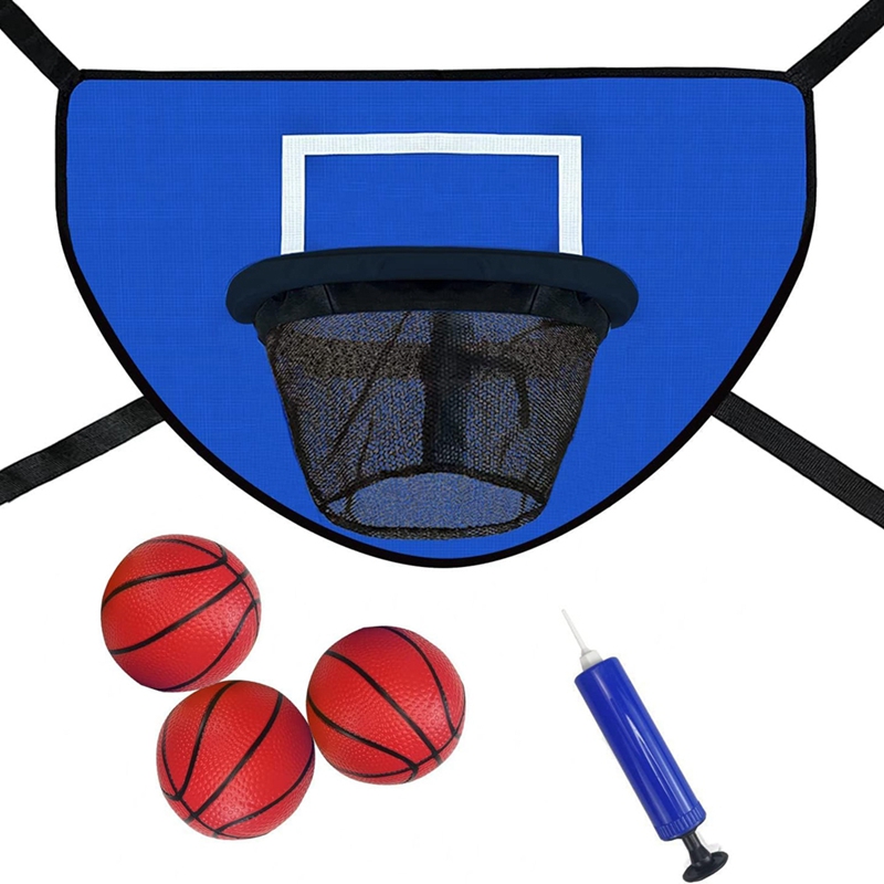 Trampoline Basketball Hoop Kit - đánh giá và giá Kids Indoor Outdoor Trampoline