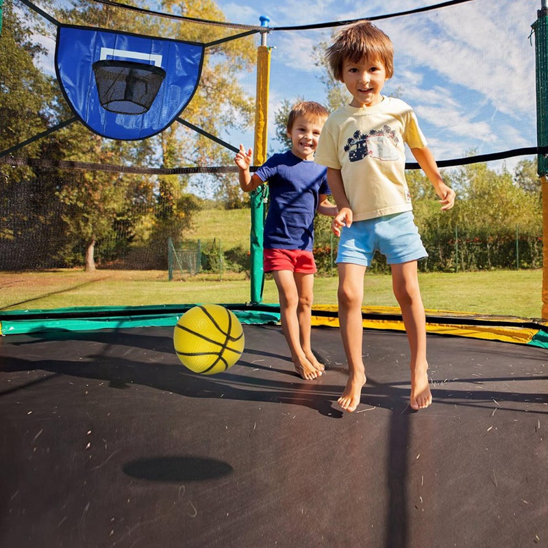 Trampoline Basketball Hoop Kit - đánh giá và giá Kids Indoor Outdoor Trampoline