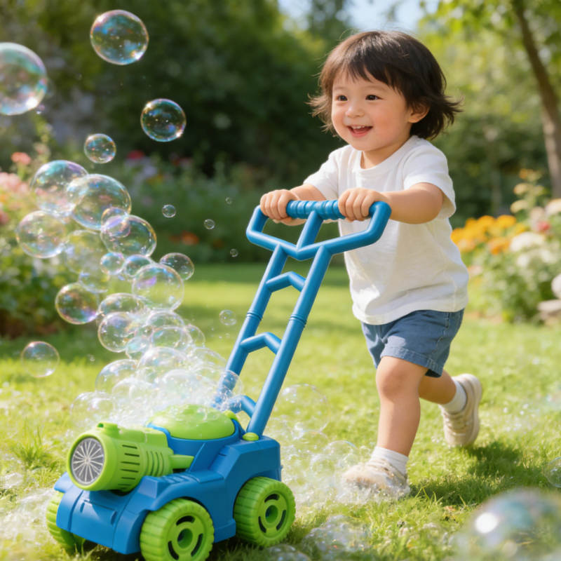 Children Bubble Lawn Mower Pus - đánh giá và giá Kids Outdoor Lawn Mower