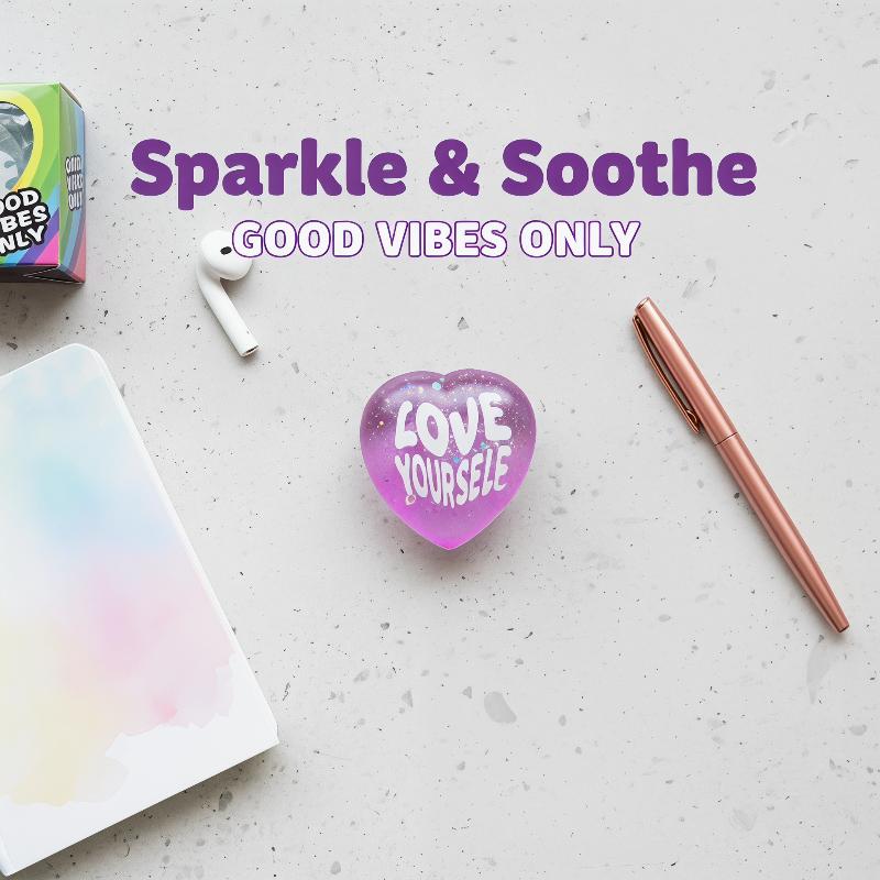Soft Glitter Heart Squeeze Toy - đánh giá và giá Kids Outdoor Quotes