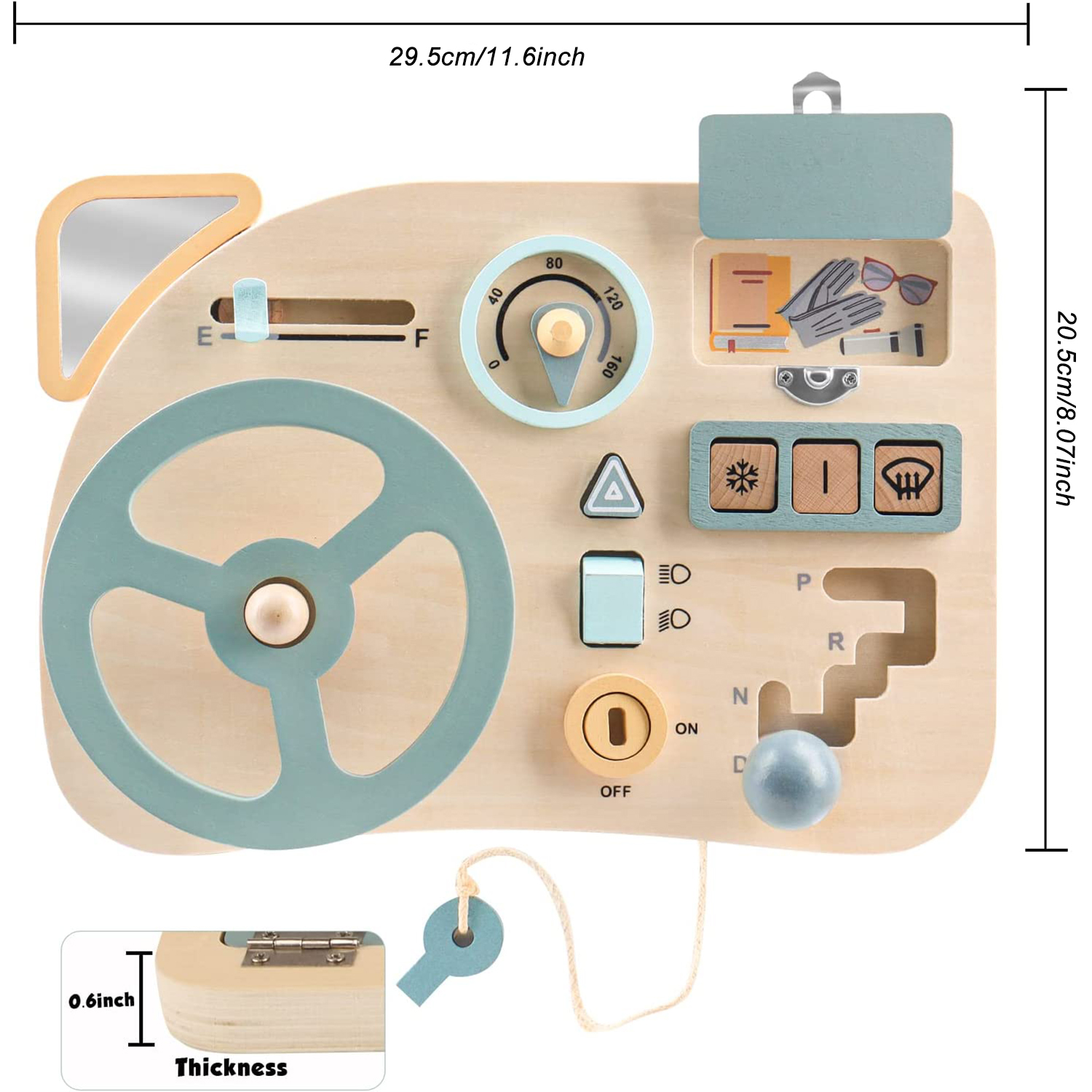 Montessori Toy Steering Wheel  - đánh giá và giá Kids Outdoor Adventure Kit